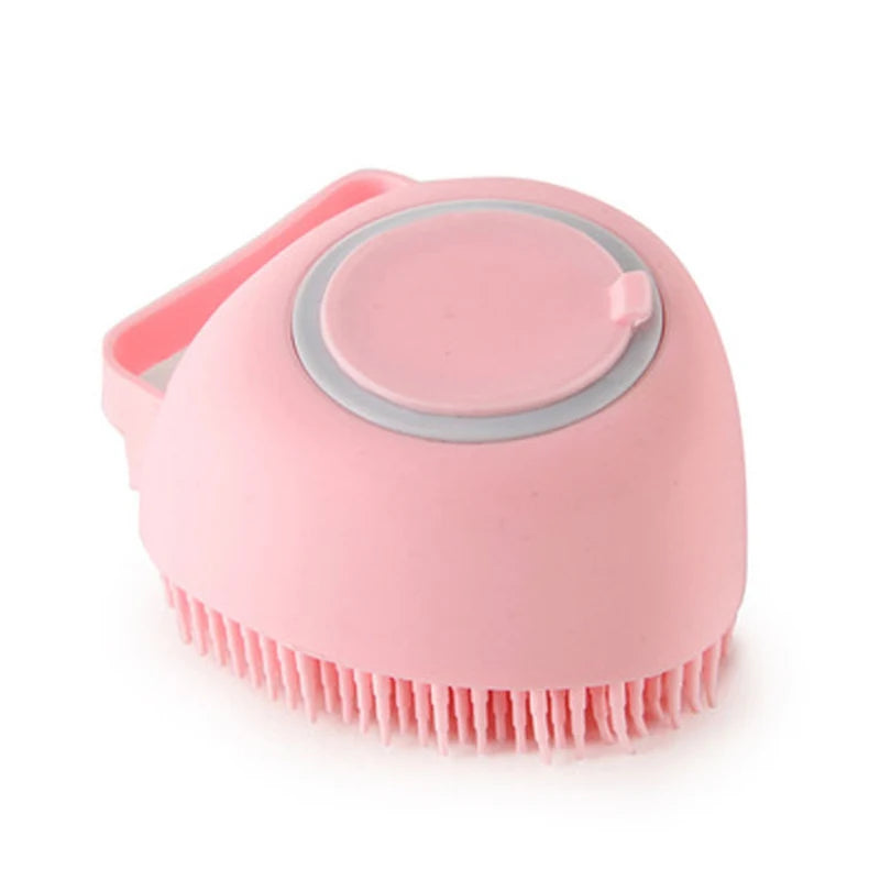 Bathroom Puppy Big Dog Cat Bath Massage Gloves Brush Soft Safety Silicone Pet Accessories for Dogs Cats Tools
